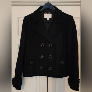 Banana Republic Double-Breasted Military-Style Jacket